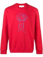 Société Anonyme Logo Print Sweatshirt - Red