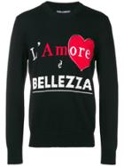 Dolce & Gabbana L'amore È Bellezza Jumper - Black