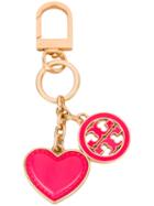 Tory Burch - Logo Plaque Bag Accessory - Women - Metal - One Size, Grey, Metal