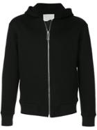 Dion Lee Chevron Zip Hoodie - Black