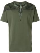 Marcelo Burlon County Of Milan Bird Printed T-shirt - Green