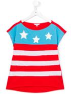 Little Marc Jacobs Stars And Stripes T-shirt, Girl's, Size: 14 Yrs, Red