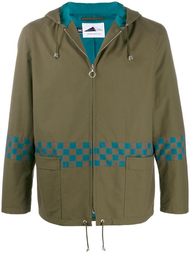 Anglozine Pause Hooded Parka Coat - Green