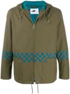 Anglozine Pause Hooded Parka Coat - Green