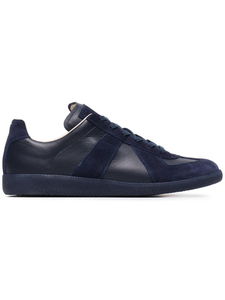 Maison Margiela Blue Replica Low-top Sneakers