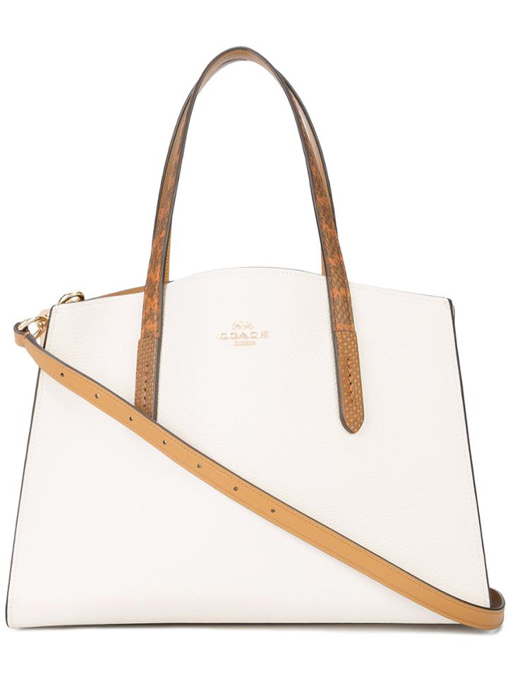 Coach Colourblock Charlie Carryall Bag - Brown