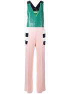 Max Mara 'maremar' Jumpsuit, Women's, Size: 40, Pink/purple, Virgin Wool/acetate/cupro/polyester