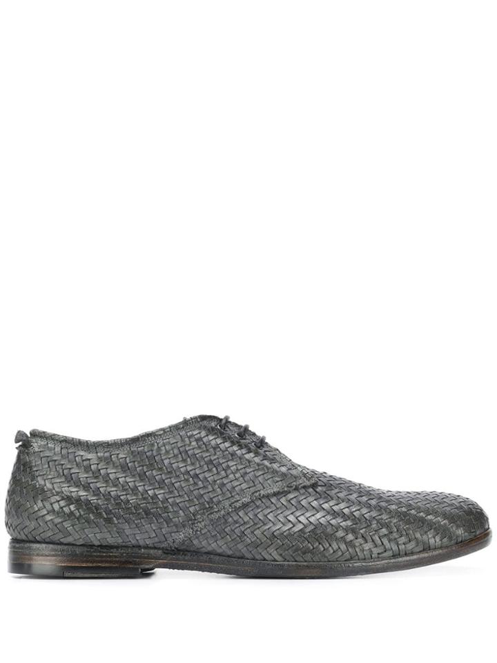 Silvano Sassetti Woven Lace-up Shoes - Grey
