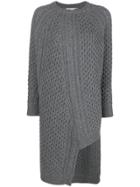 Stella Mccartney Side Slit Oversized Sweater - Grey