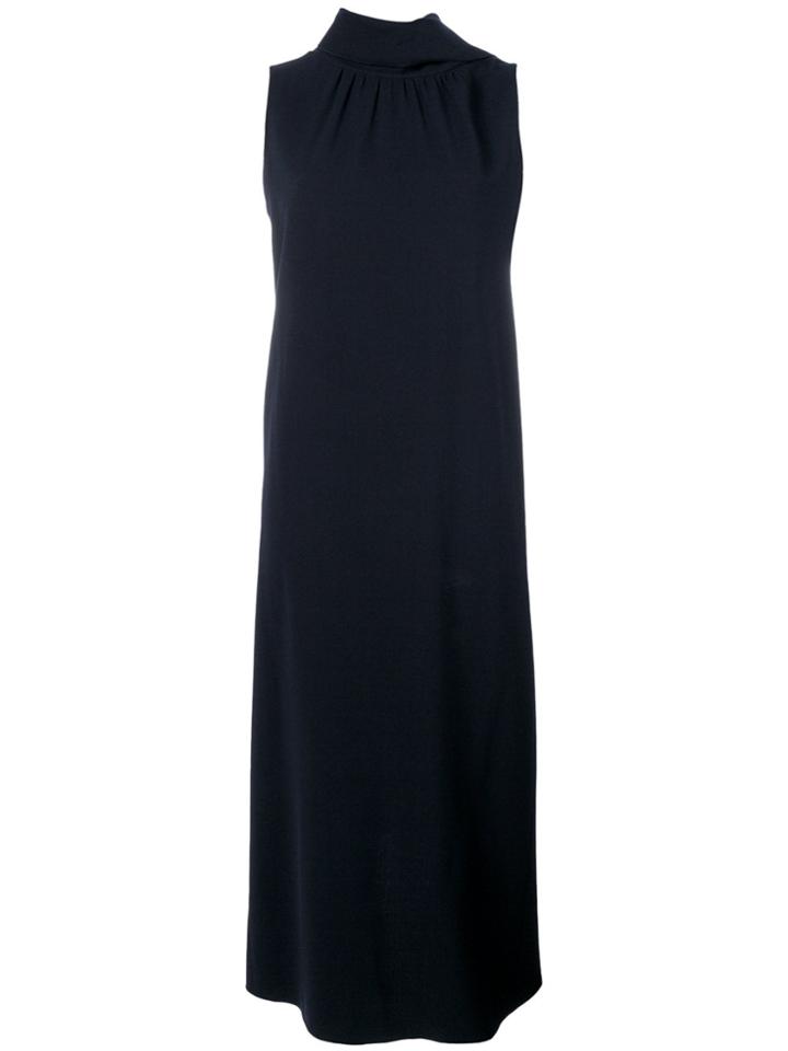 Alberta Ferretti Knitted Midi Dress - Blue