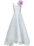 Bambah - Argentina Princess Gown - Women - Silk - 14, Grey, Silk