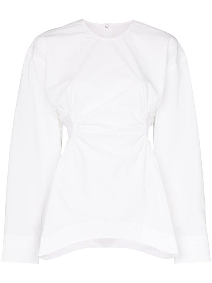 Markoo Cut-out Detail Blouse - White
