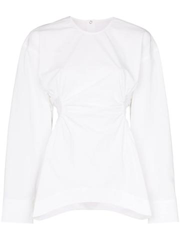 Markoo Cut-out Detail Blouse - White