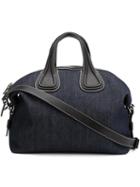 Givenchy 'nightingale' Denim Tote, Women's, Blue, Cotton/leather