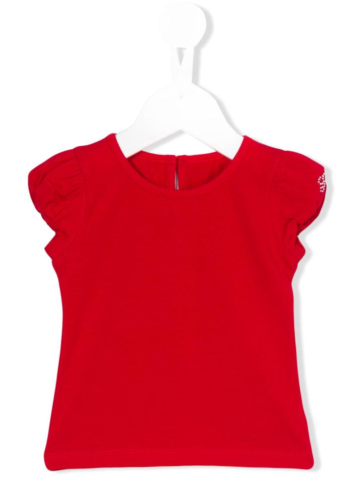 Lapin House - Puff Sleeve T-shirt - Kids - Cotton/spandex/elastane - 9 Mth, Red