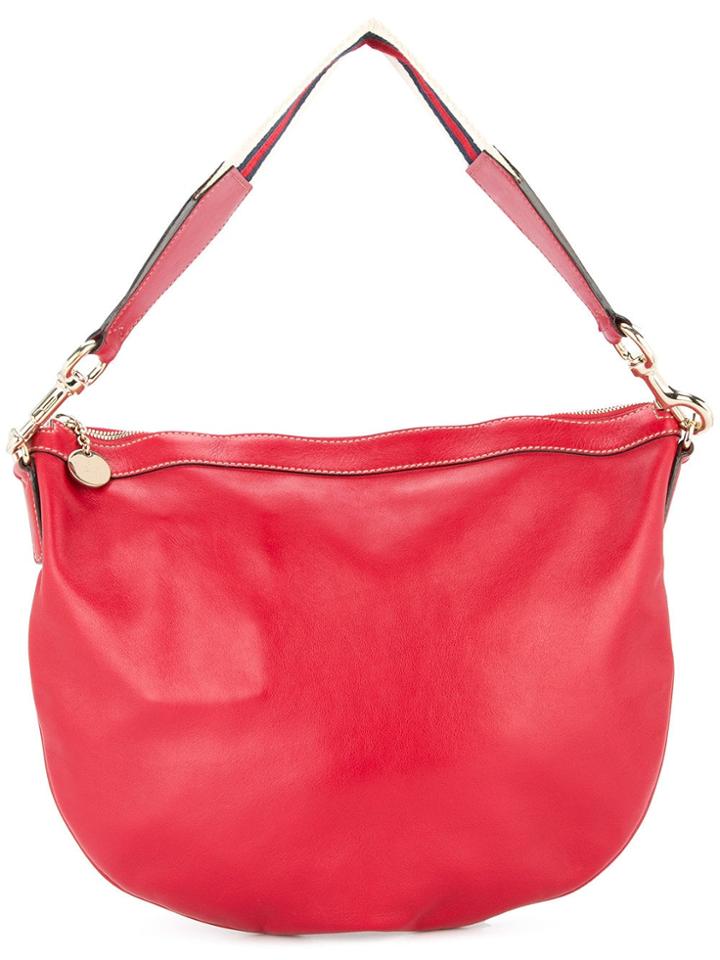 Gucci Vintage Shelly Line Shoulder Bag - Red