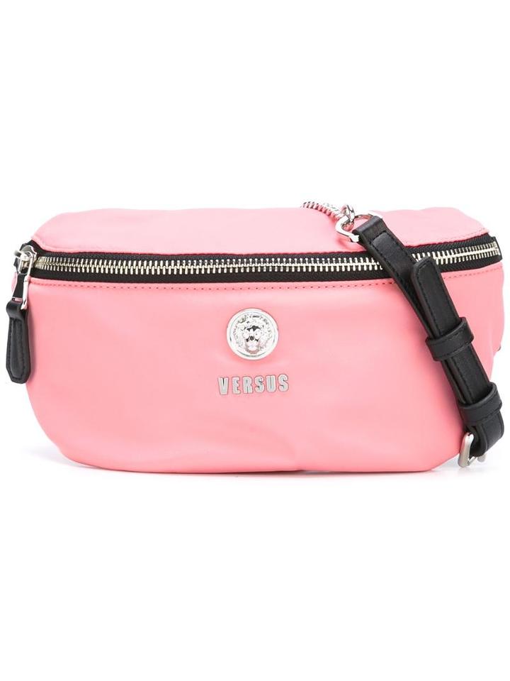 Versus Logo Bumbag, Women's, Pink/purple