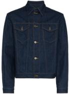 Calvin Klein Jeans Denim Jacket With Rear Label - Blue