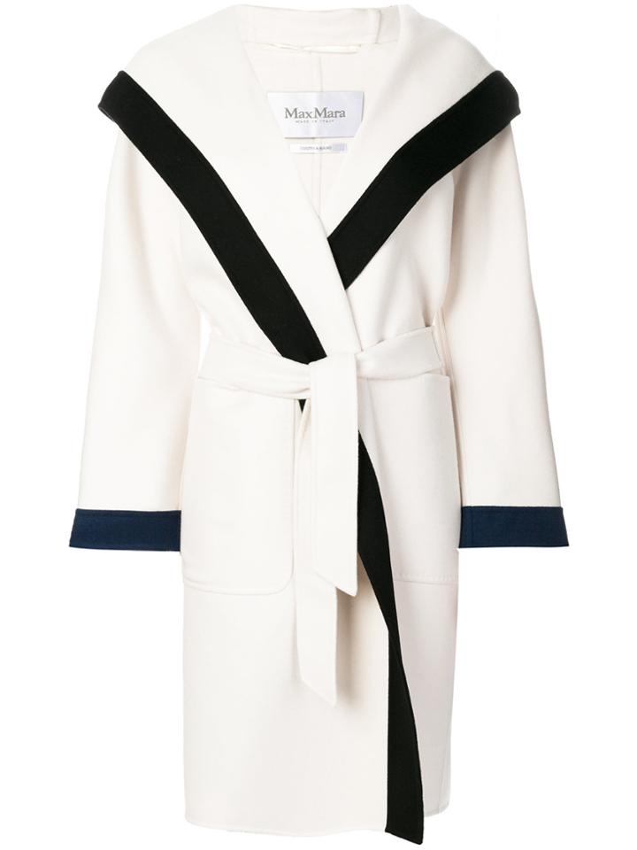 Max Mara Belted Knit Coat - Nude & Neutrals