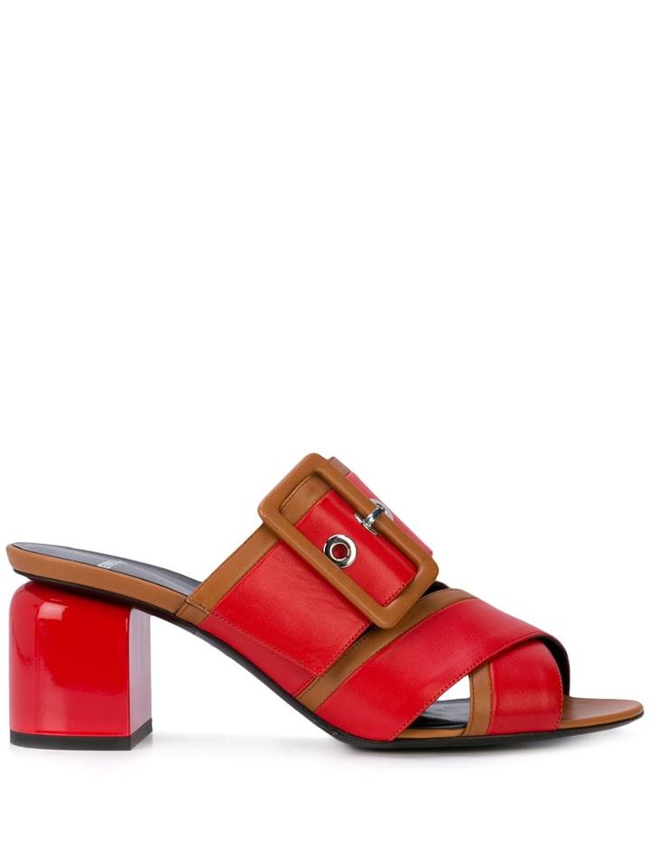Pierre Hardy Gae Mules - Red