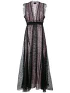 Giambattista Valli V-neck Lace Gown - Black