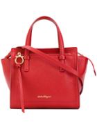 Salvatore Ferragamo - Small Tote Bag - Women - Calf Leather - One Size, Red, Calf Leather
