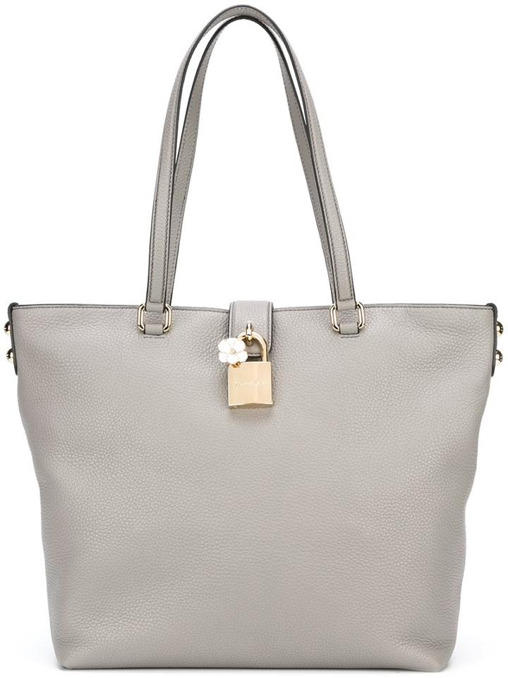 Dolce & Gabbana 'dolce' Shopper Tote, Women's, Grey