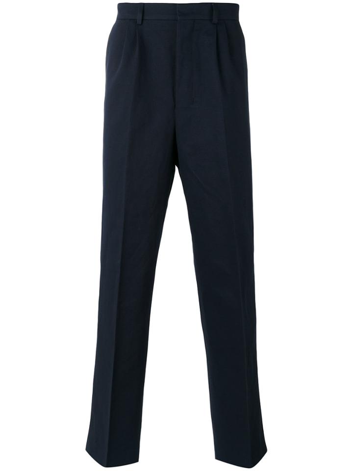 Ami Alexandre Mattiussi Loose-fit Tailored Trousers - Blue