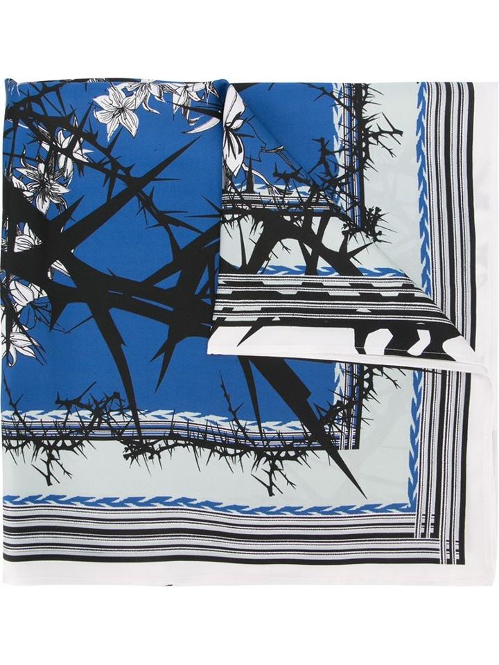 Haider Ackermann 'temulin' Scarf, Men's, Blue, Silk