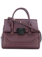 Versace - Mini Medusa Tote - Women - Calf Leather/brass - One Size, Pink/purple, Calf Leather/brass