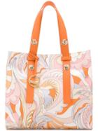 Emilio Pucci Acapulco Print Lorelei Tote Bag - Orange