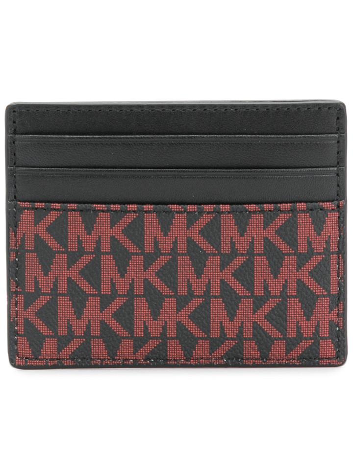Michael Kors Collection Monogram Cardholder - Black