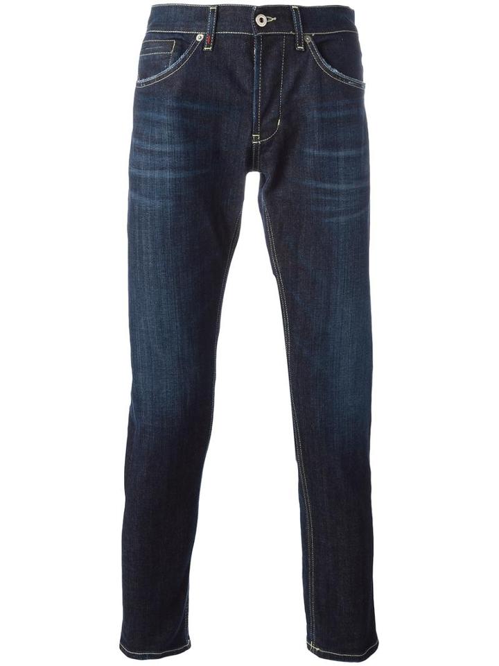 Dondup George Jeans, Men's, Size: 30, Blue, Cotton/spandex/elastane/polyester