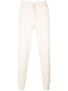 Moncler Slim Fit Track Pants, Men's, Size: Small, Nude/neutrals, Cotton