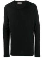 Yohji Yamamoto Collar Detail Jumper - Black