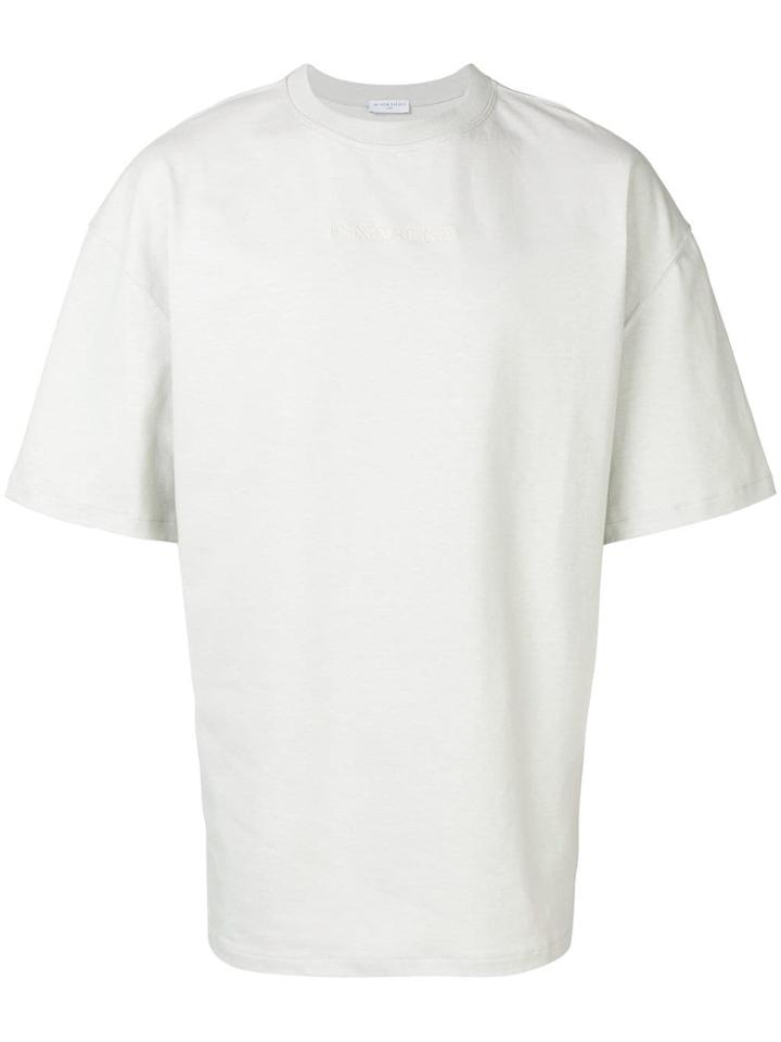 Ih Nom Uh Nit Embroidered Logo Oversized T-shirt - Grey