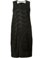 Comme Des Garcons Floral Embroidered Cocoon Dress