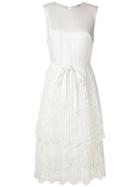 Tufi Duek Lace Skirt Dress - White