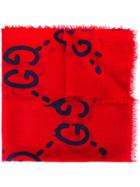 Gucci Guccighost Scarf - Red
