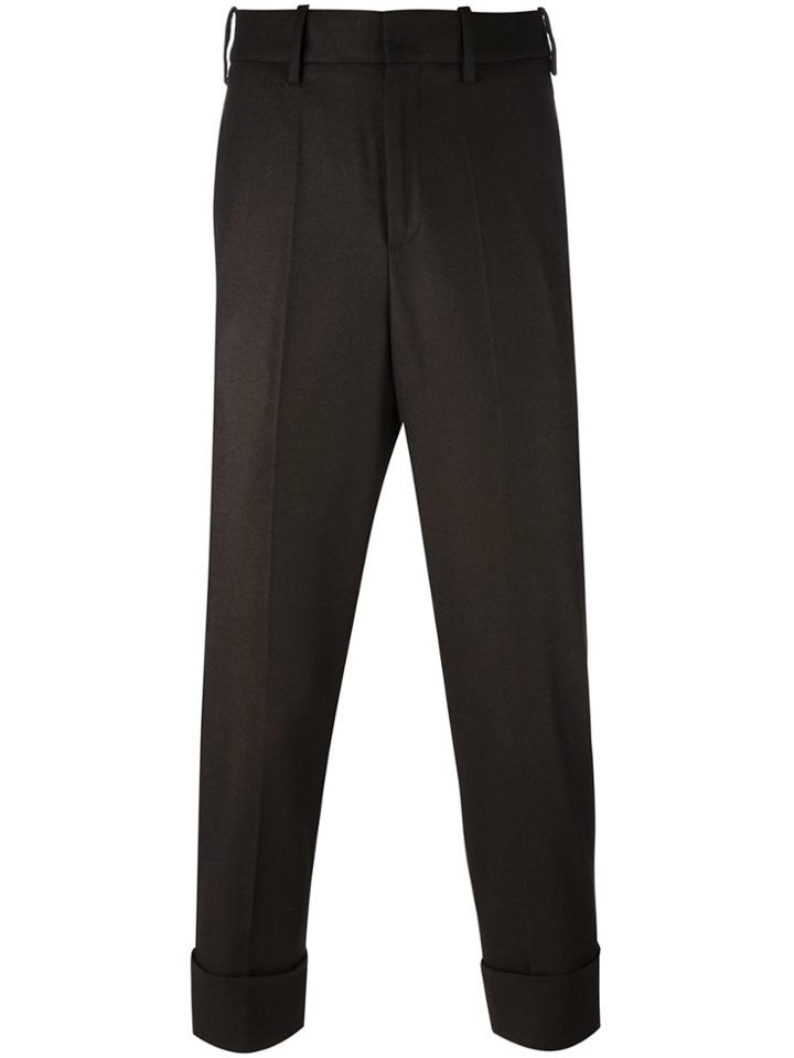 Neil Barrett Cropped Trousers - Brown