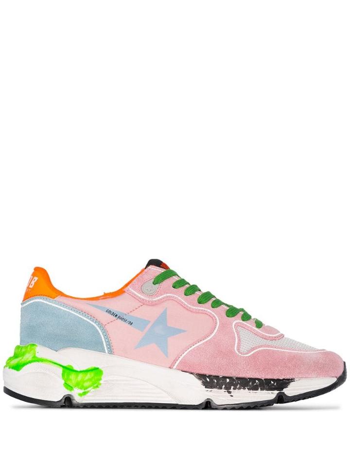 Golden Goose Running Sole Low-top Sneakers - Pink