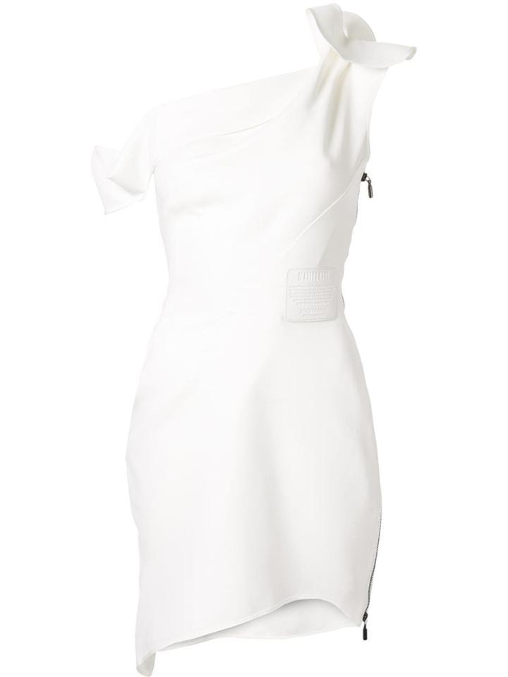 Maticevski Potion One-shoulder Dress - White