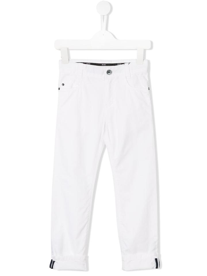 Boss Kids Straight-leg Jeans, Boy's, Size: 8 Yrs, White