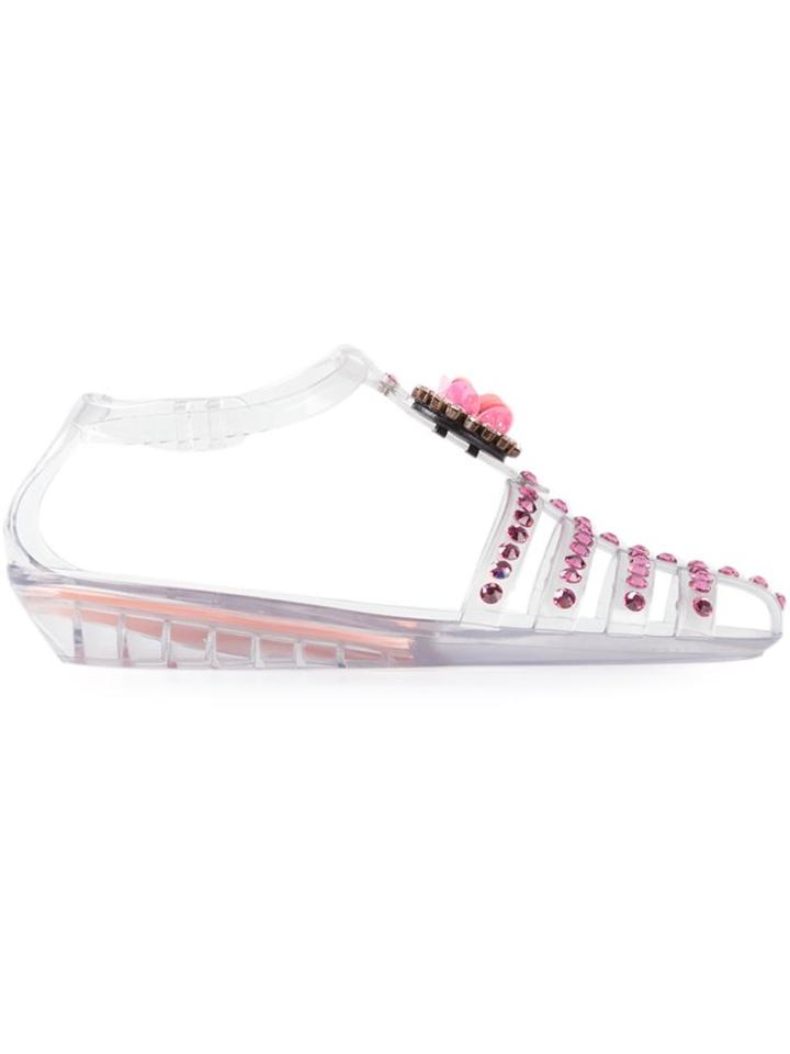 Shourouk 'medusa Flower' Sandals