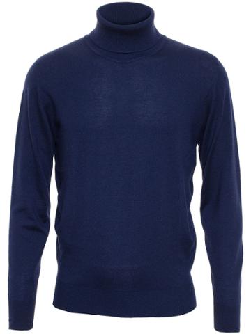 Browns Roll Neck Sweater - Blue