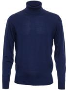 Browns Roll Neck Sweater - Blue