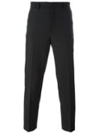 Mcq Alexander Mcqueen Tapered Trousers, Men's, Size: 48, Black, Polyester/spandex/elastane/wool