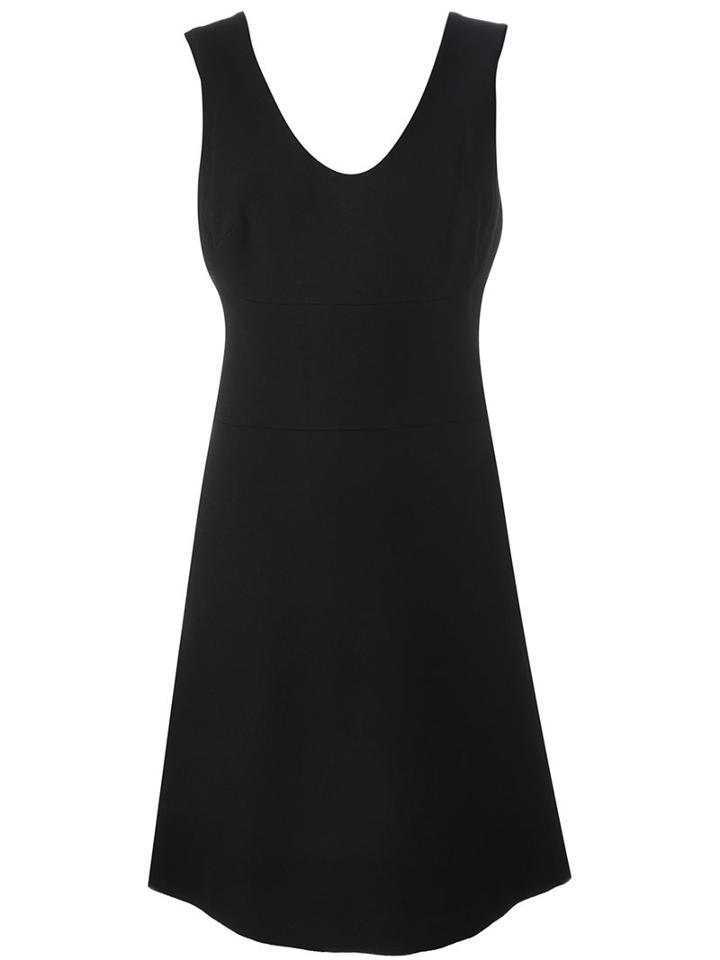Michael Michael Kors A-line Dress, Women's, Size: 6, Black, Polyester/spandex/elastane