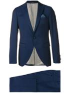 Paoloni Slim Fit Tailored Suit - Blue
