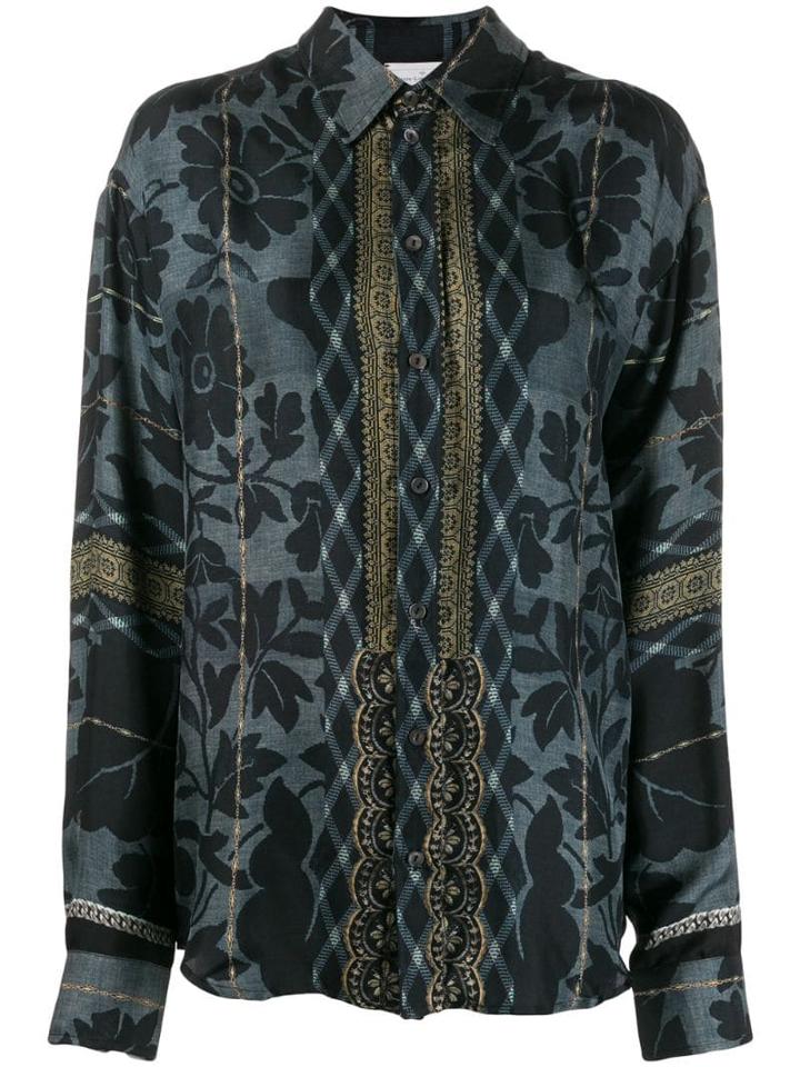 Pierre-louis Mascia All-over Print Shirt - Black